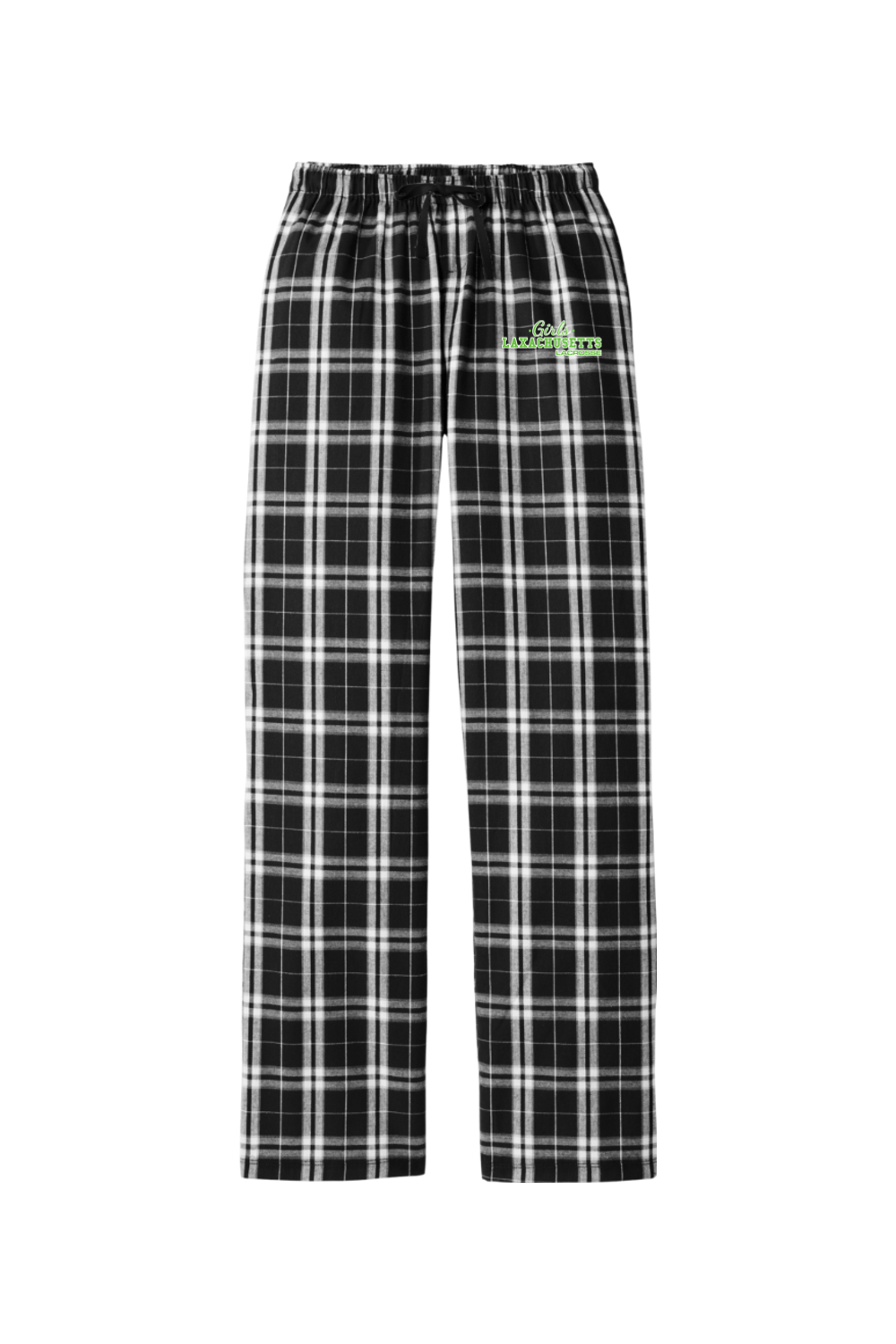 Laxachusetts Lacrosse Adult Women's Flannel Plaid Pants Signature Lacrosse