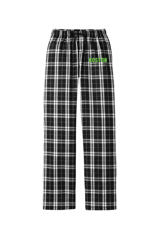 Laxachusetts Lacrosse Adult Women's Flannel Plaid Pants Signature Lacrosse