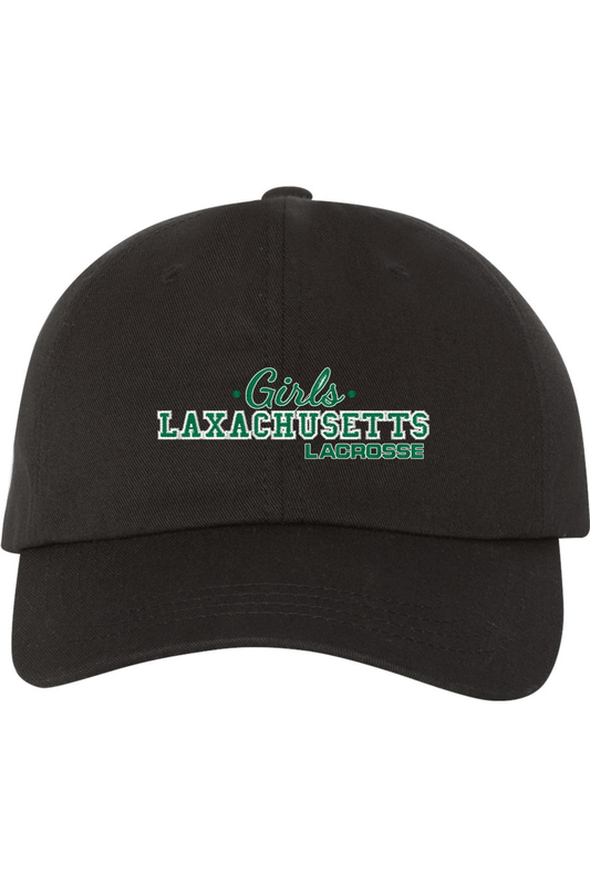 Laxachusetts Lacrosse Embroidered Dad Hat Signature Lacrosse