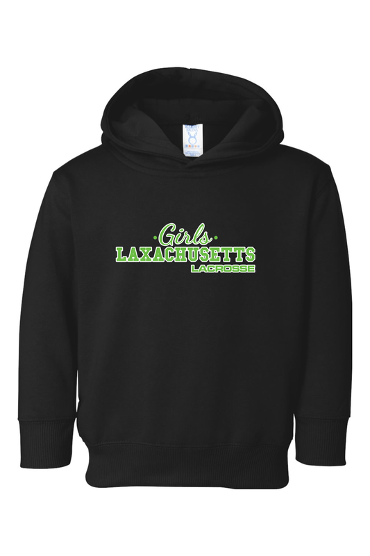 Laxachusetts Lacrosse Toddler Fleece Hoodie Signature Lacrosse