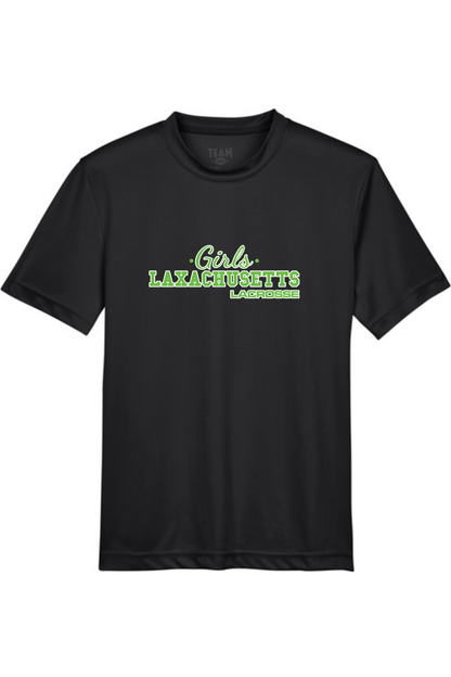 Laxachusetts Lacrosse Youth Athletic T-Shirt Signature Lacrosse