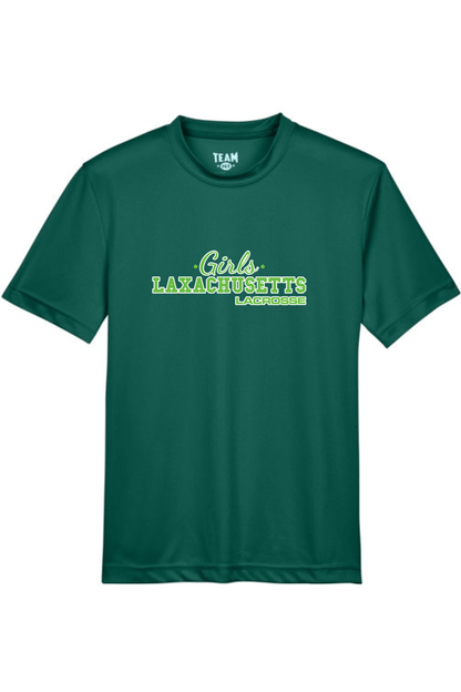 Laxachusetts Lacrosse Youth Athletic T-Shirt Signature Lacrosse