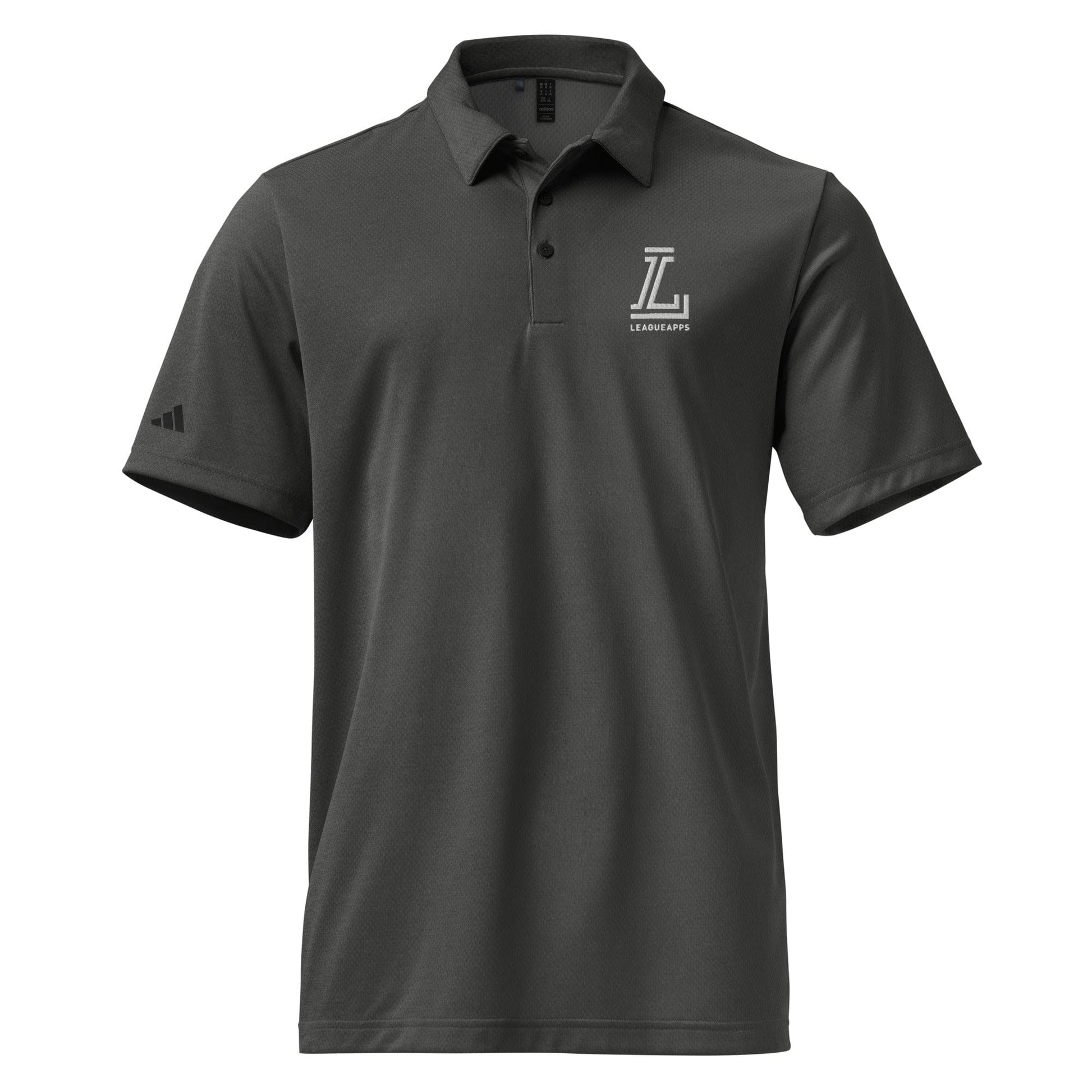 League Apps Embroidered adidas Space-Dyed Polo Signature Lacrosse