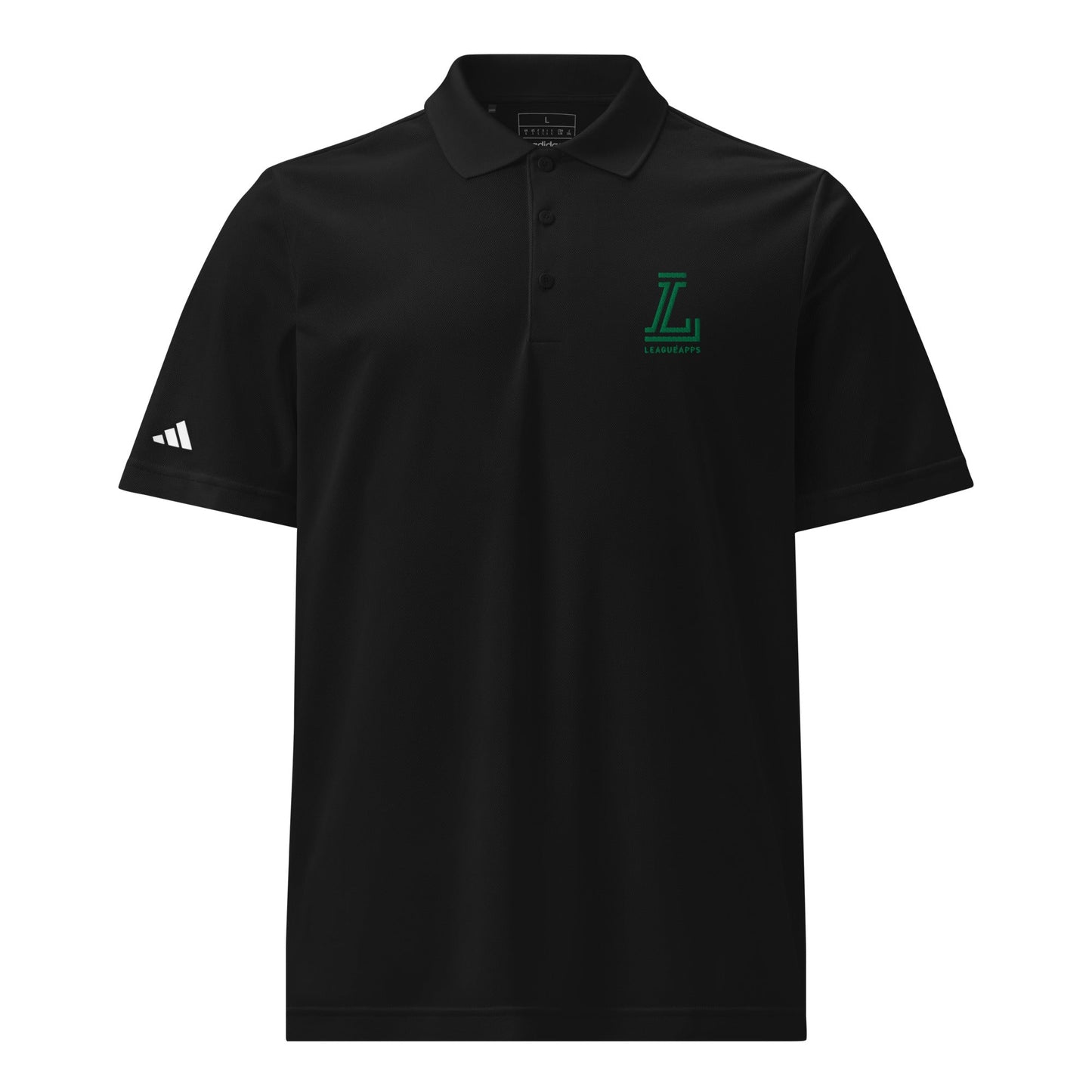 League Apps Embroidered adidas Sport Polo Shirt Signature Lacrosse