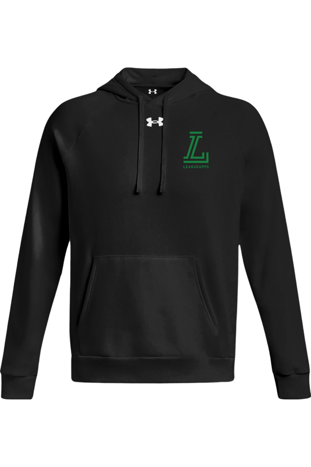 League Apps Men's Under Armour Men's Rival Fleece Hooded Sweatshirt Signature Lacrosse