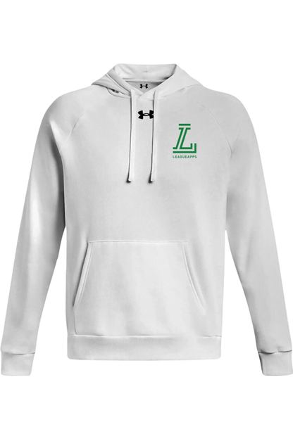 League Apps Men's Under Armour Men's Rival Fleece Hooded Sweatshirt Signature Lacrosse