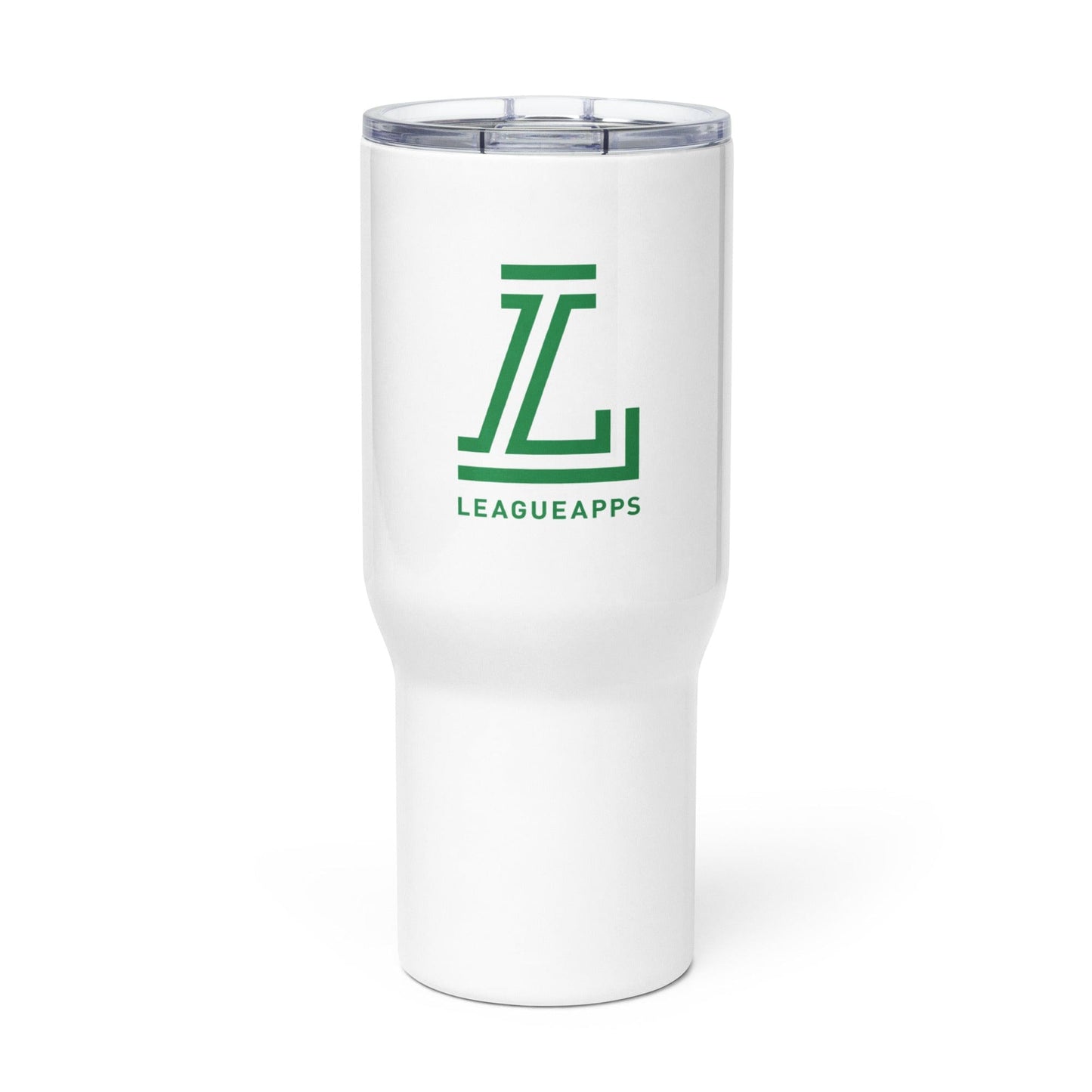 League Apps Travel Mug with a Handle Signature Lacrosse