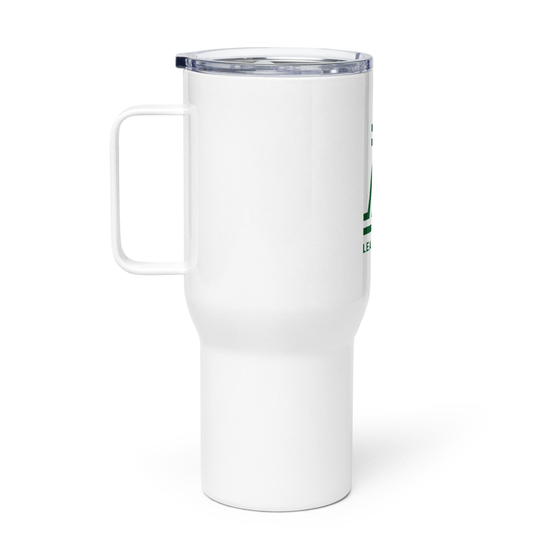 League Apps Travel Mug with a Handle Signature Lacrosse