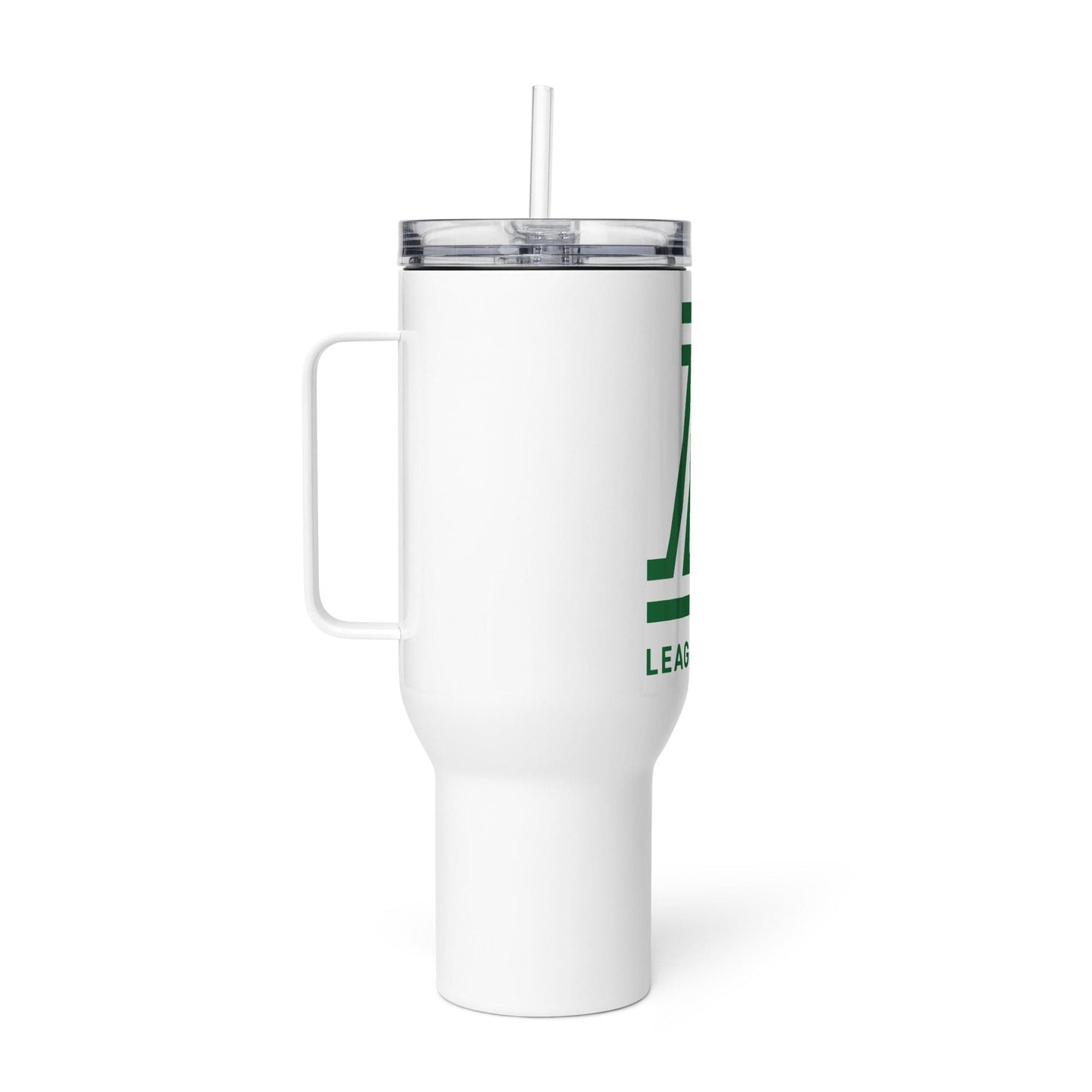 League Apps Travel Mug with a Handle Signature Lacrosse