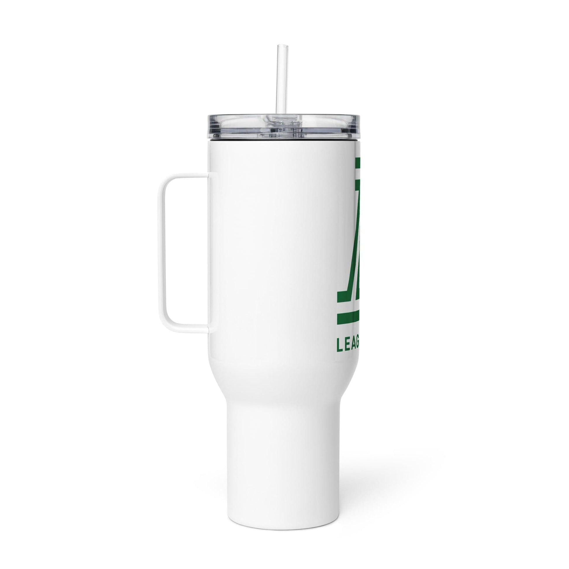 League Apps Travel Mug with a Handle Signature Lacrosse