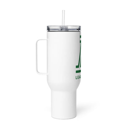 League Apps Travel Mug with a Handle Signature Lacrosse