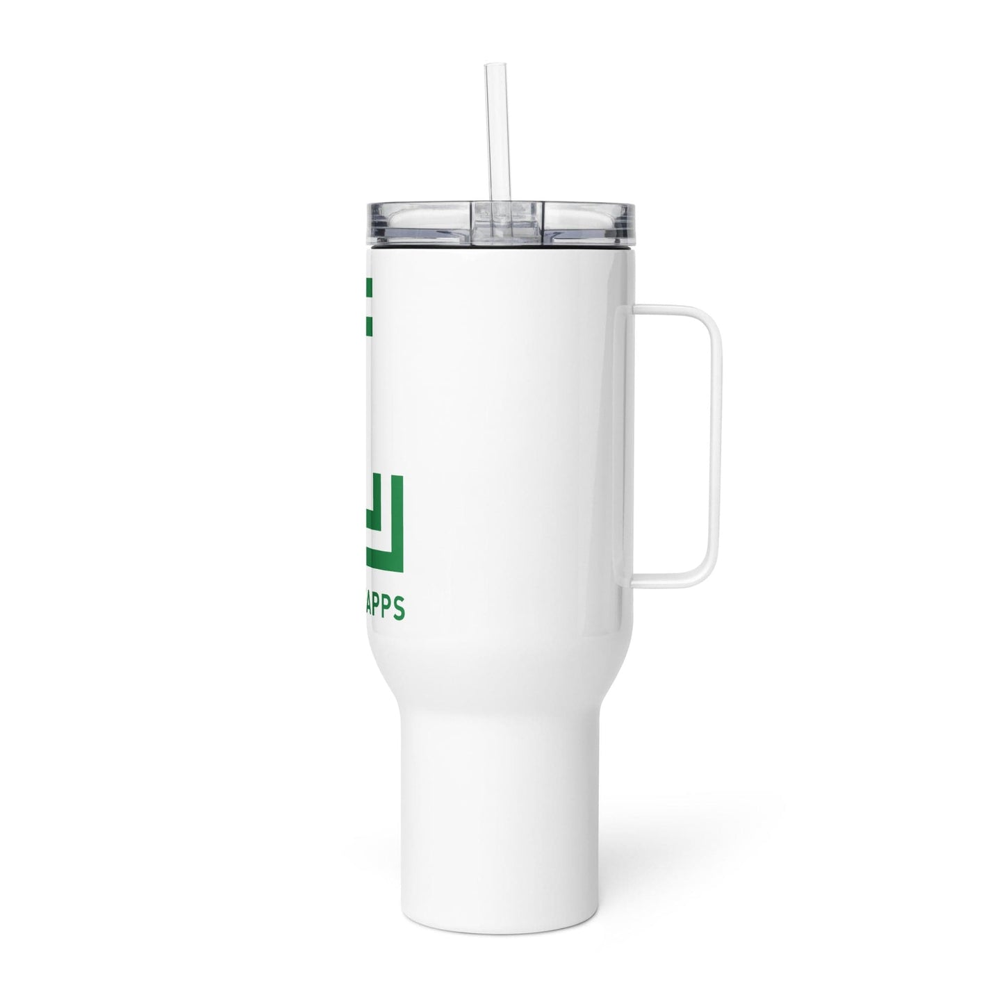 League Apps Travel Mug with a Handle Signature Lacrosse