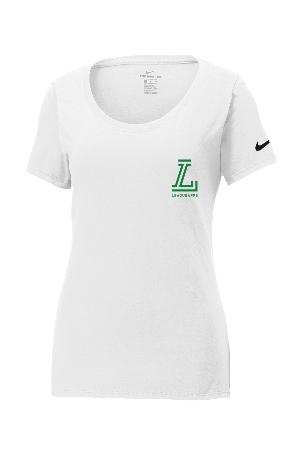 League Apps Women's Nike Core Cotton Scoop Neck Tee Signature Lacrosse