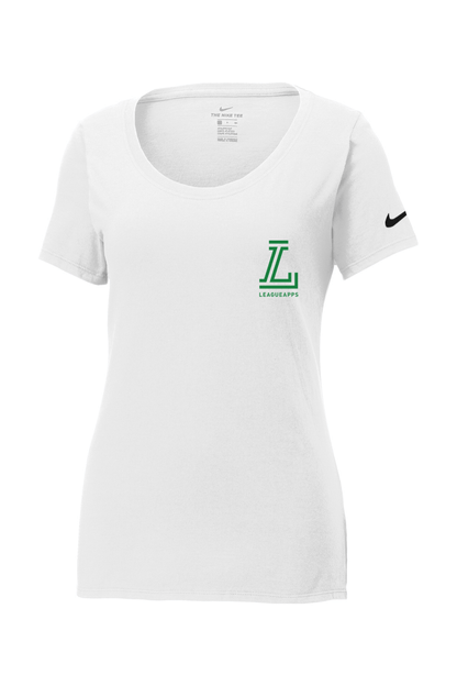 League Apps Women's Nike Core Cotton Scoop Neck Tee Signature Lacrosse