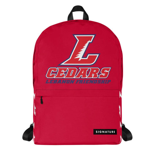 Lebanon Friendship Cedars Travel Backpack Signature Lacrosse