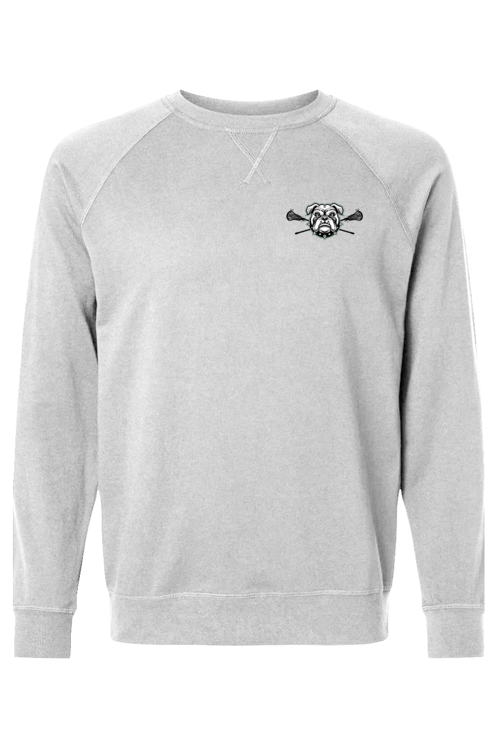 Lindenhurst Lacrosse Adult Heavyweight Raglan Long Sleeve Signature Lacrosse