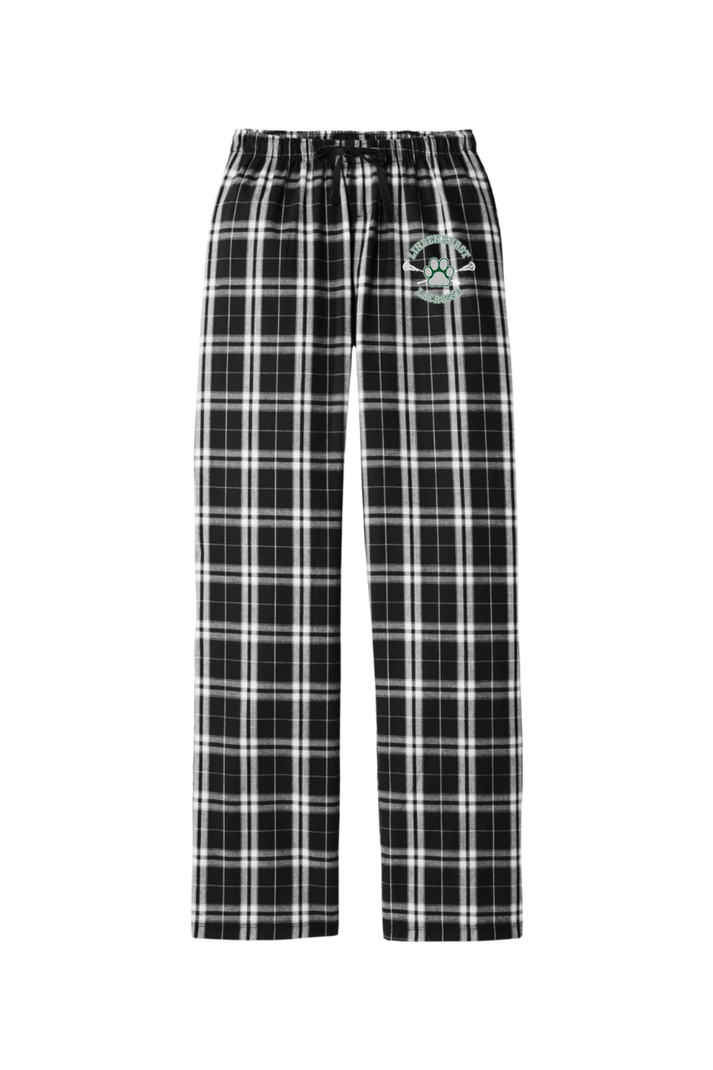 Lindenhurst Lacrosse Adult Women's Flannel Plaid Pants Signature Lacrosse