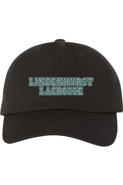 Lindenhurst Lacrosse Embroidered Dad Hat Signature Lacrosse