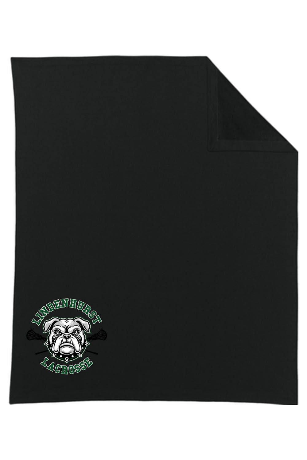 Lindenhurst Lacrosse Fleece Stadium Blanket Signature Lacrosse