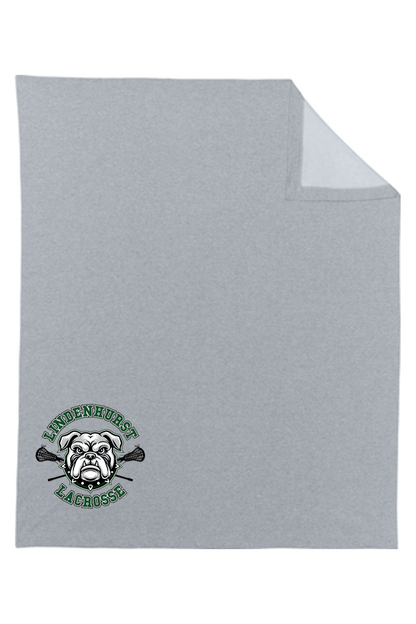 Lindenhurst Lacrosse Fleece Stadium Blanket Signature Lacrosse