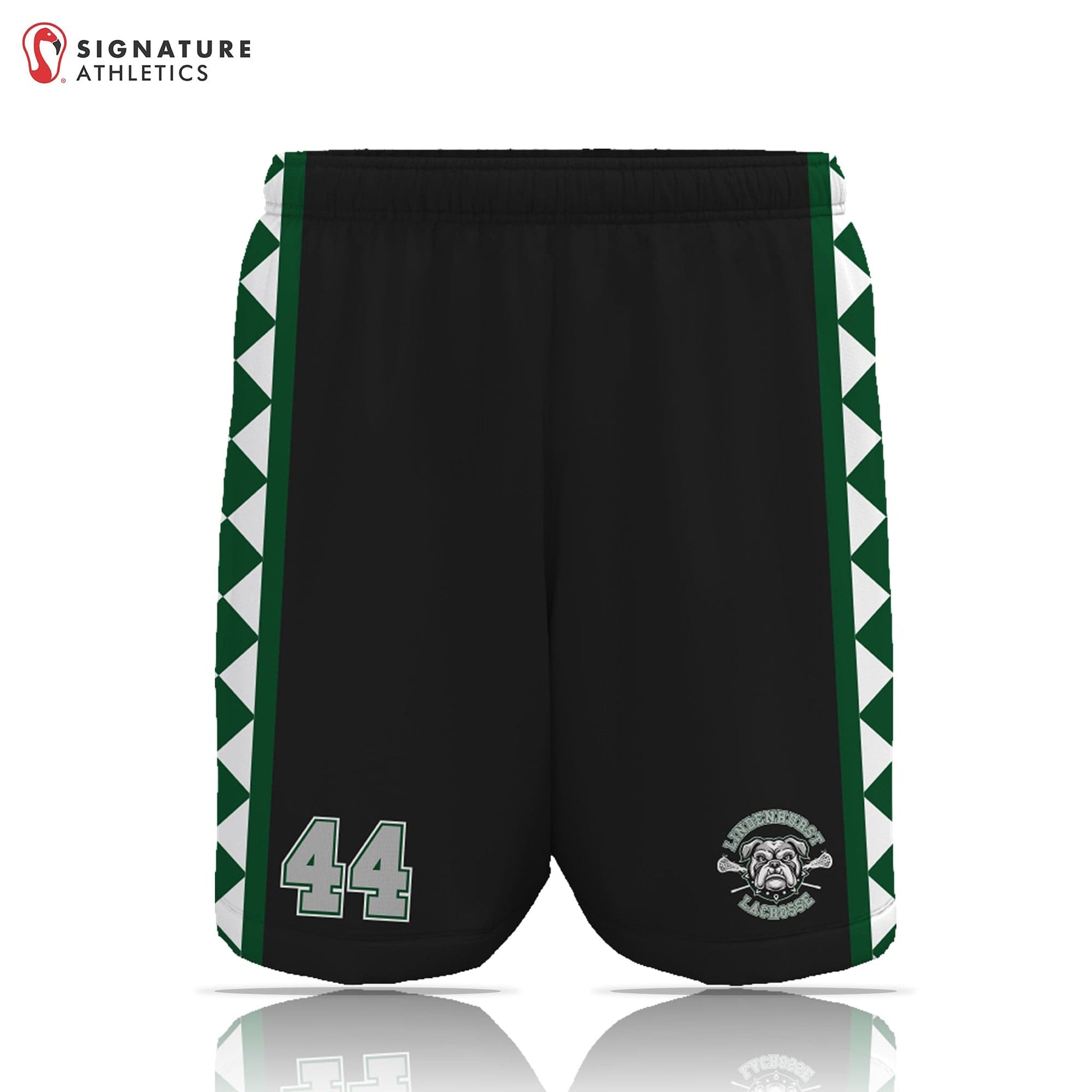 Lindenhurst Lacrosse Men's Game Shorts: Grade 3rd-4th Signature Lacrosse