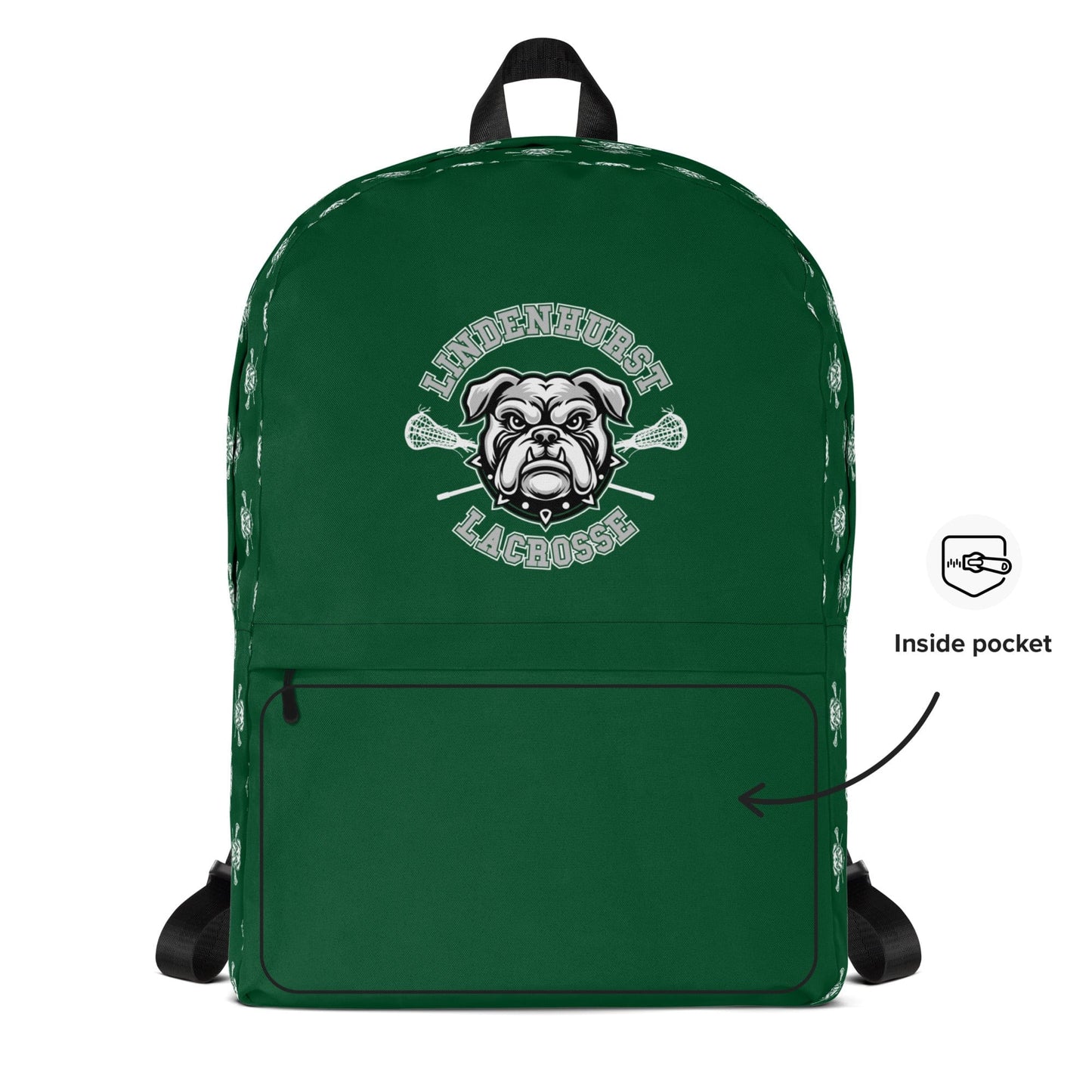 Lindenhurst Lacrosse Travel Backpack Signature Lacrosse