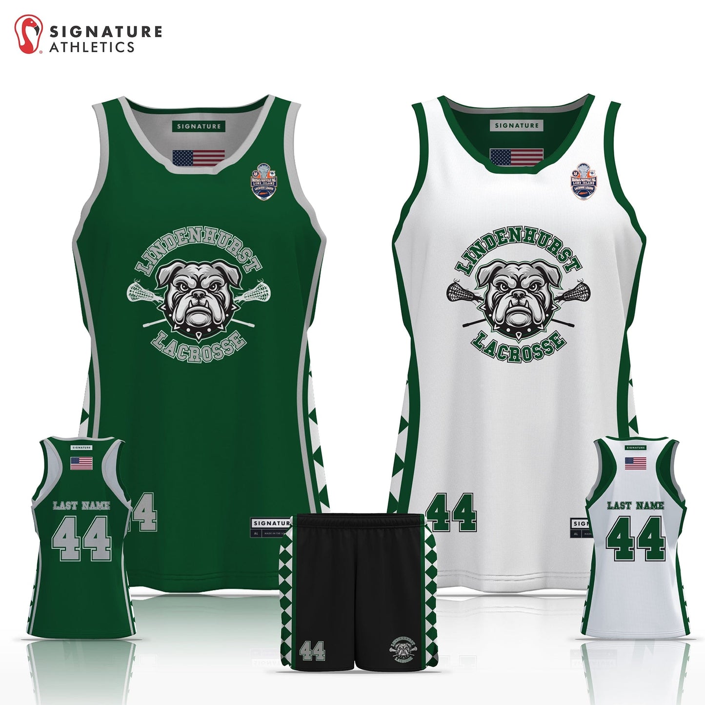 Lindenhurst Lacrosse Women's 2 Piece Player Package: Grade 5th-6th Signature Lacrosse