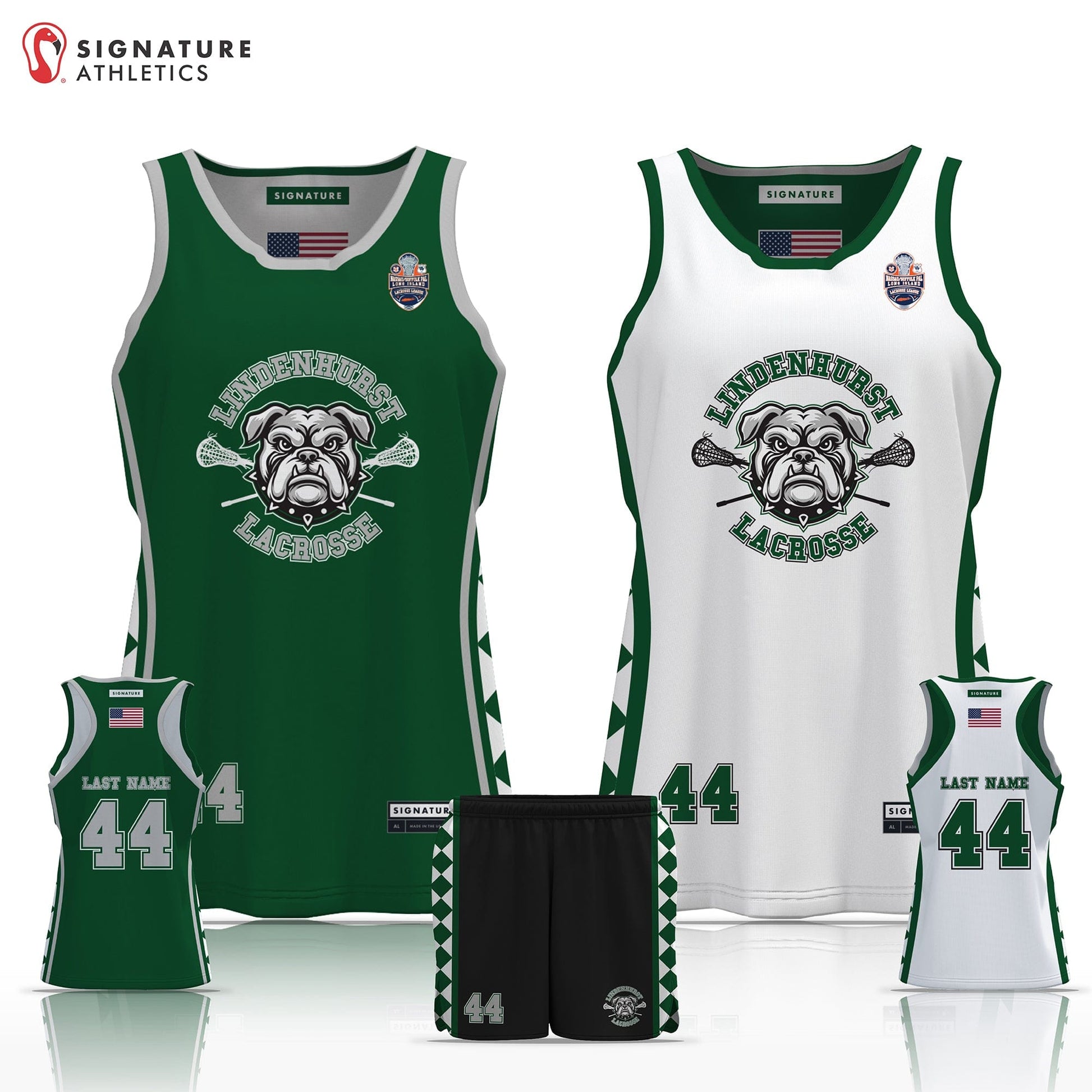 Lindenhurst Lacrosse Women's 2 Piece Player Package: Grade 5th-6th Signature Lacrosse