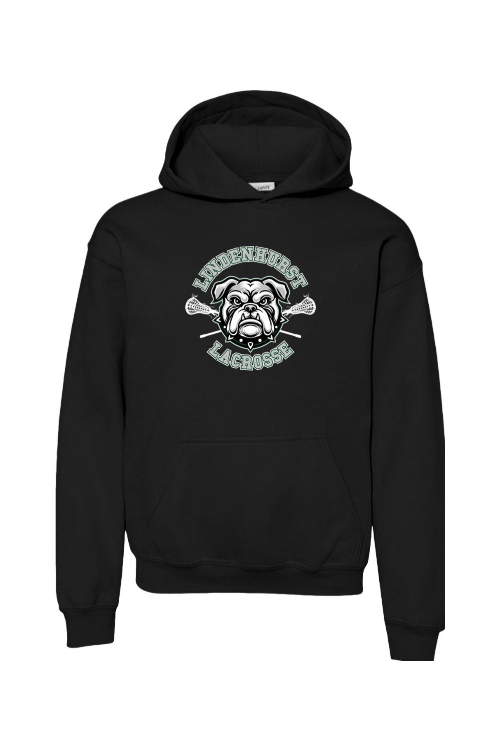 Lindenhurst Lacrosse Youth Hoodie Signature Lacrosse