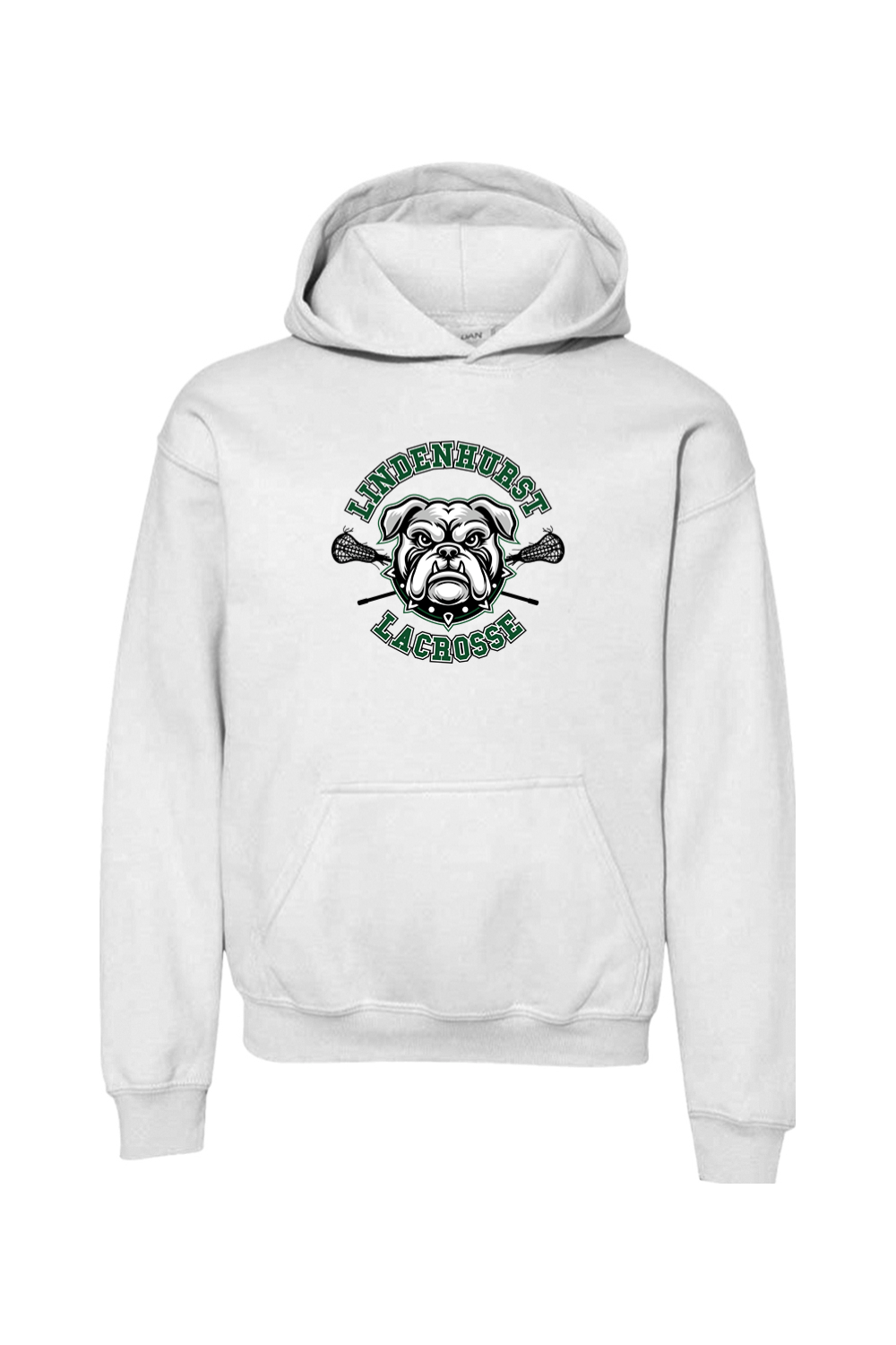 Lindenhurst Lacrosse Youth Hoodie Signature Lacrosse