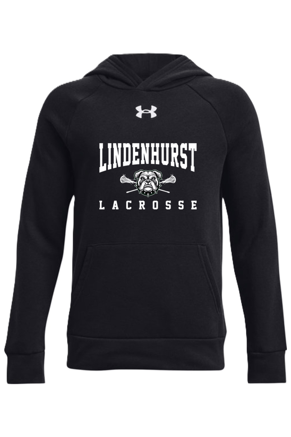 Lindenhurst Lacrosse Youth Rival Fleece Hooded Sweatshirt Signature Lacrosse