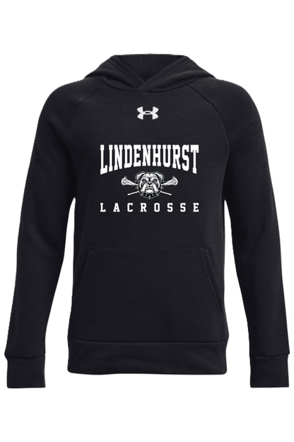 Lindenhurst Lacrosse Youth Rival Fleece Hooded Sweatshirt Signature Lacrosse