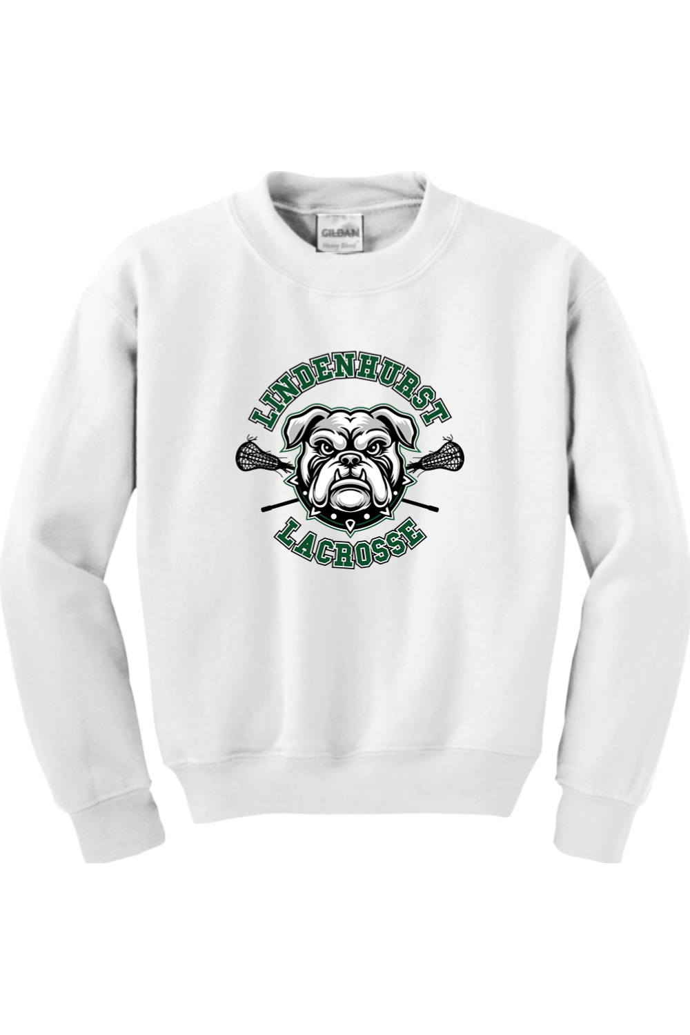 Lindenhurst Lacrosse Youth Sweatshirt Signature Lacrosse