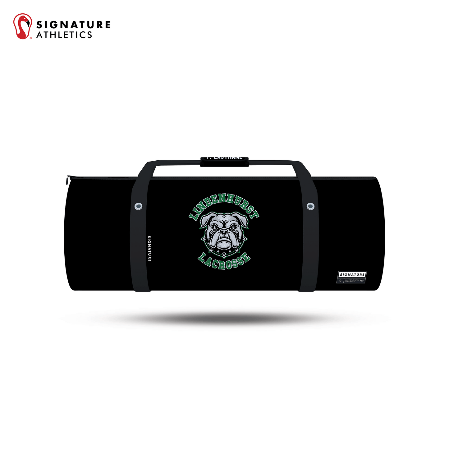 Lindenhurst Youth Lacrosse Customizable Large Equipment Duffel Bag Signature Lacrosse