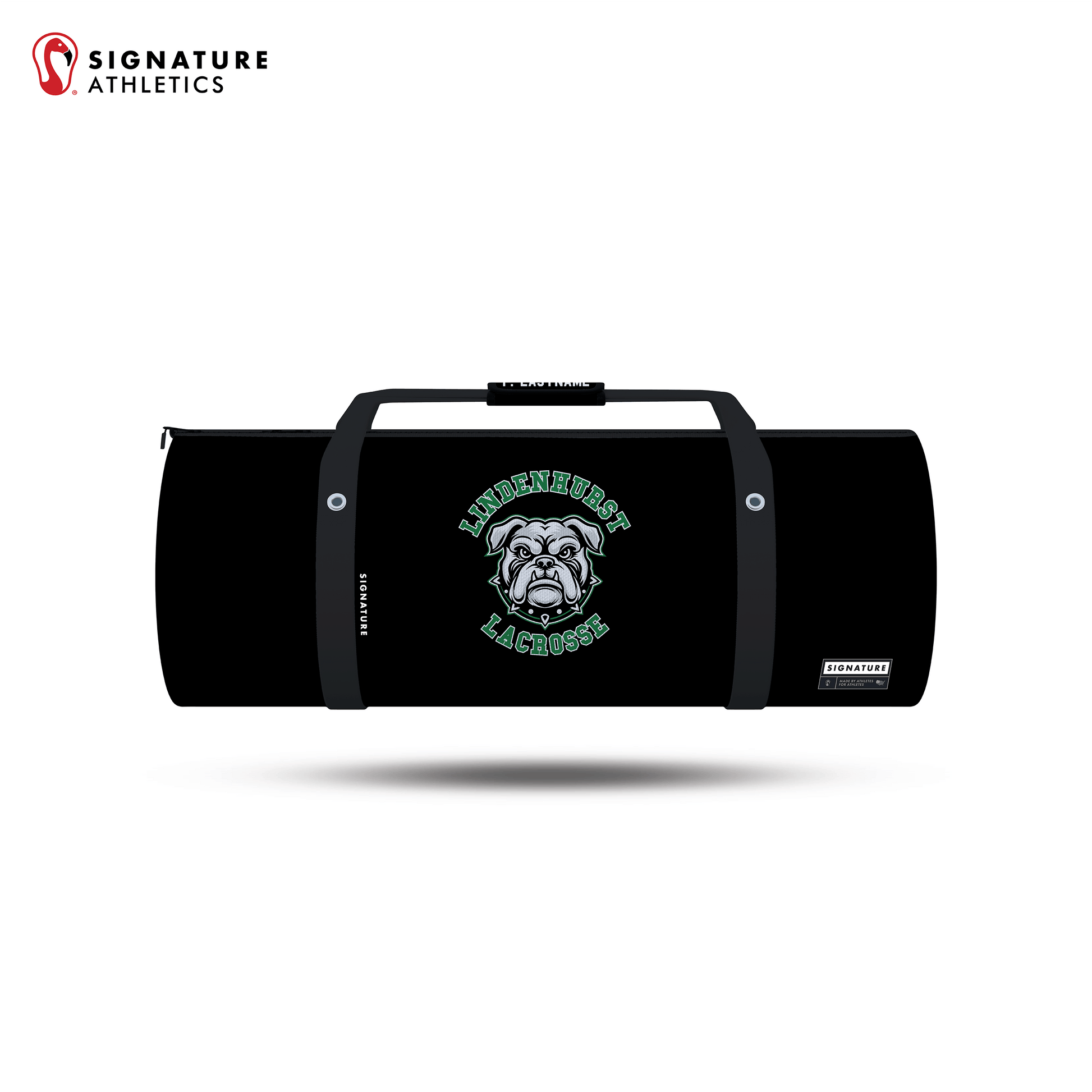 Lindenhurst Youth Lacrosse Customizable Large Equipment Duffel Bag Signature Lacrosse