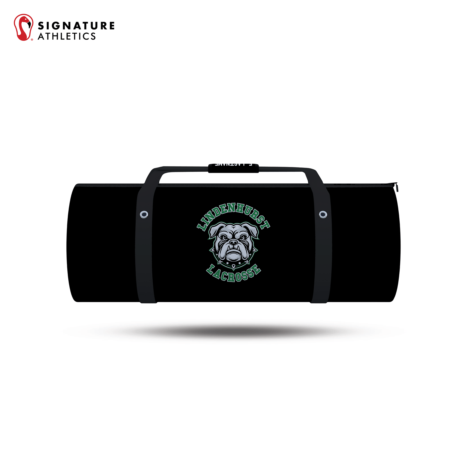 Lindenhurst Youth Lacrosse Customizable Large Equipment Duffel Bag Signature Lacrosse