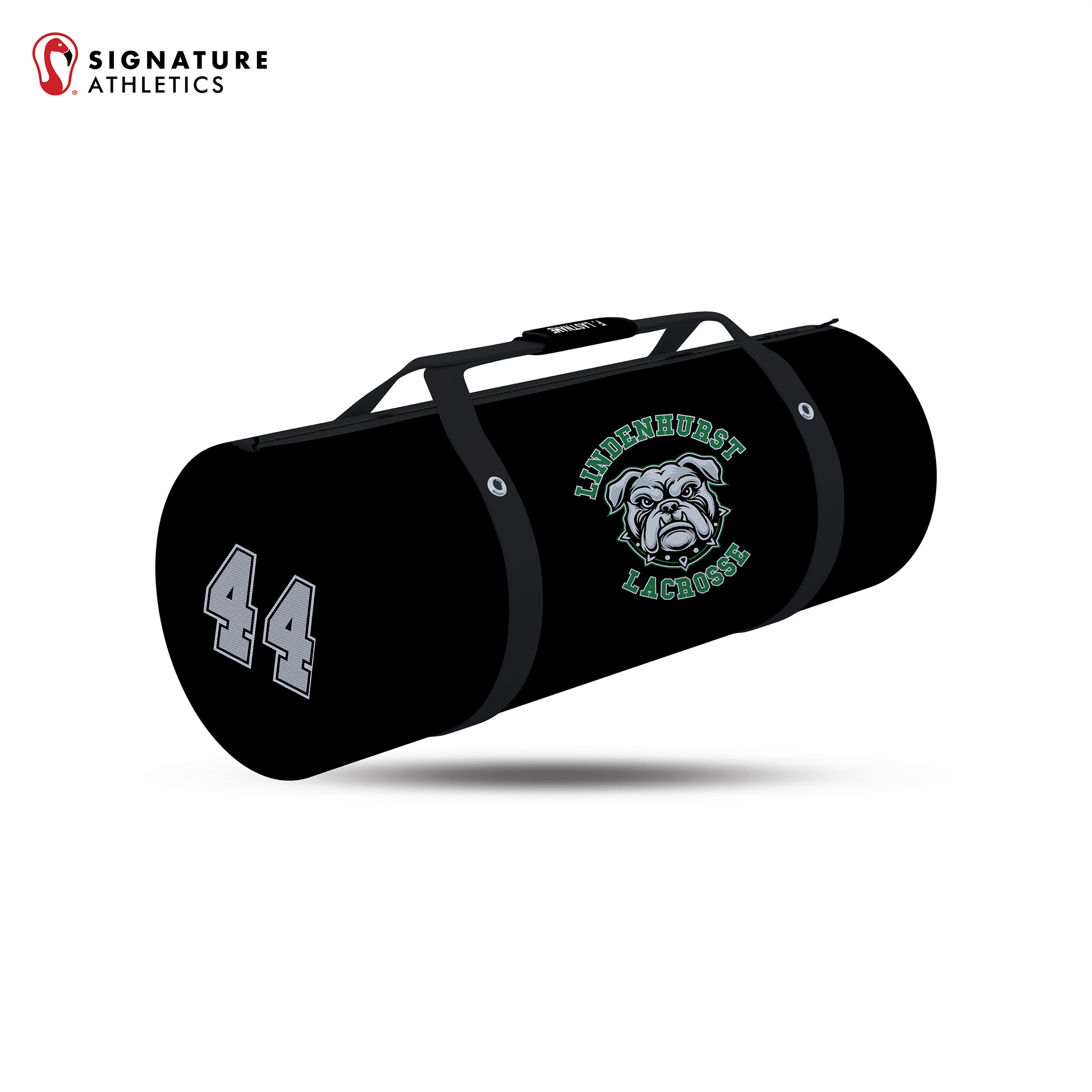 Lindenhurst Youth Lacrosse Customizable Large Equipment Duffel Bag Signature Lacrosse