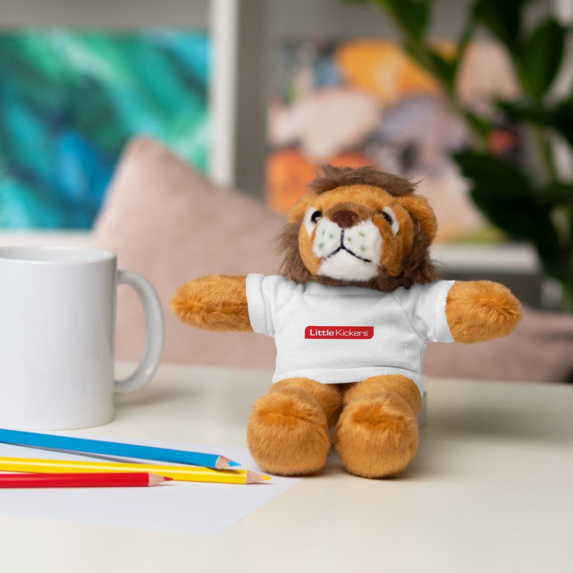 Little Kickers Stuffed Animal Lion Signature Lacrosse