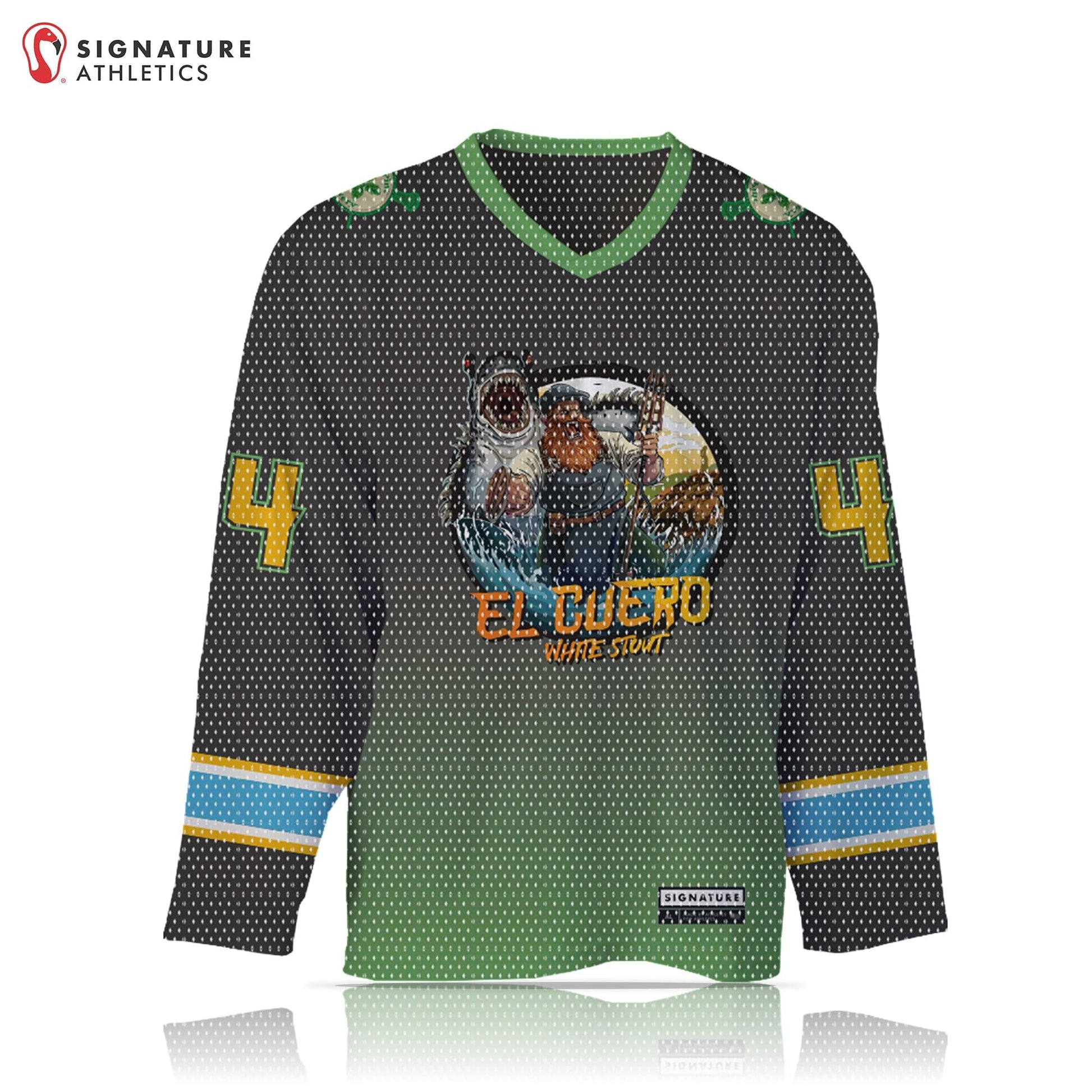 Lone Pint Lacrosse Men's Goalie Box Jersey Signature Lacrosse