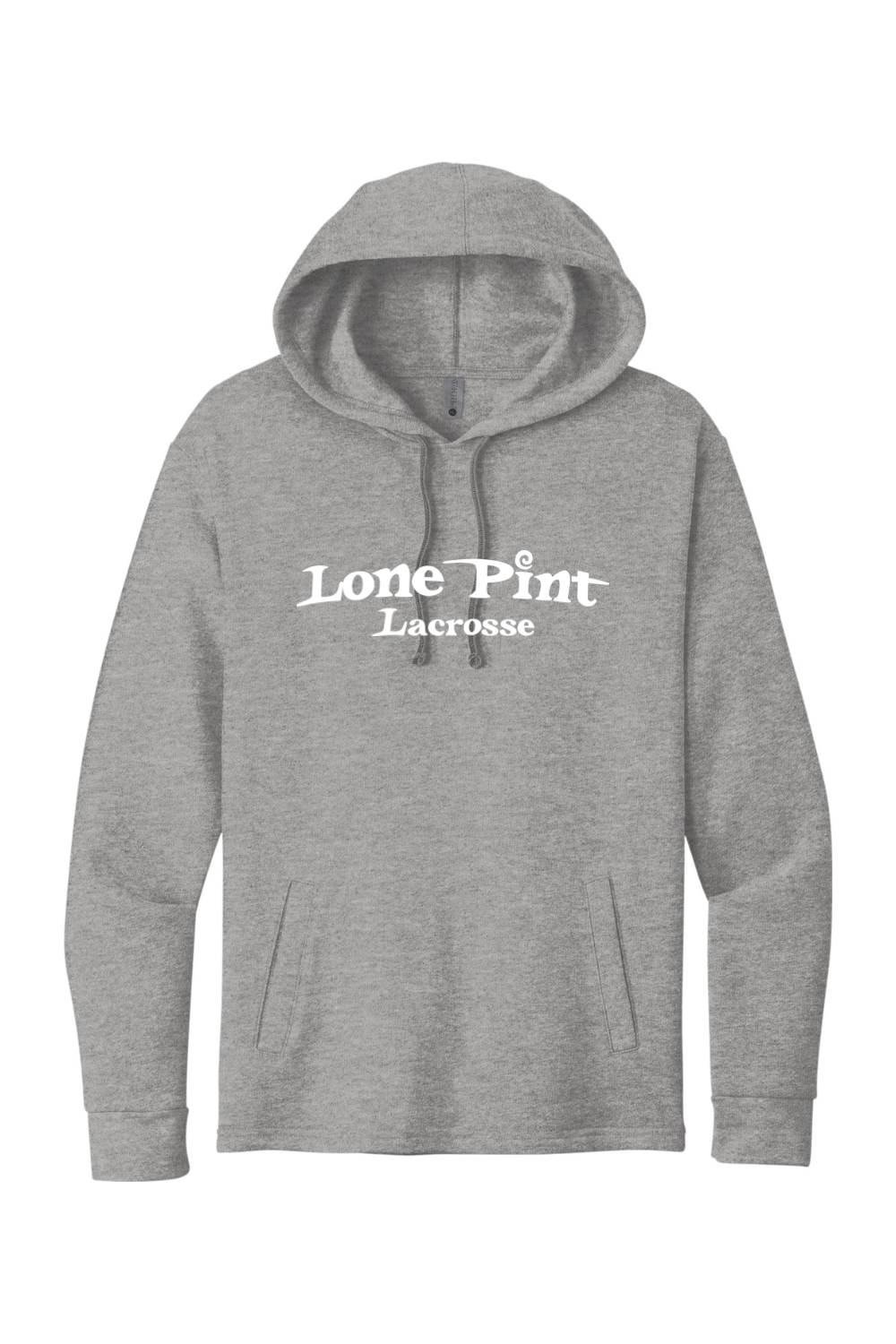 Lone Pint Lacrosse Next Level Malibu Welt Pocket Hoodie Signature Lacrosse