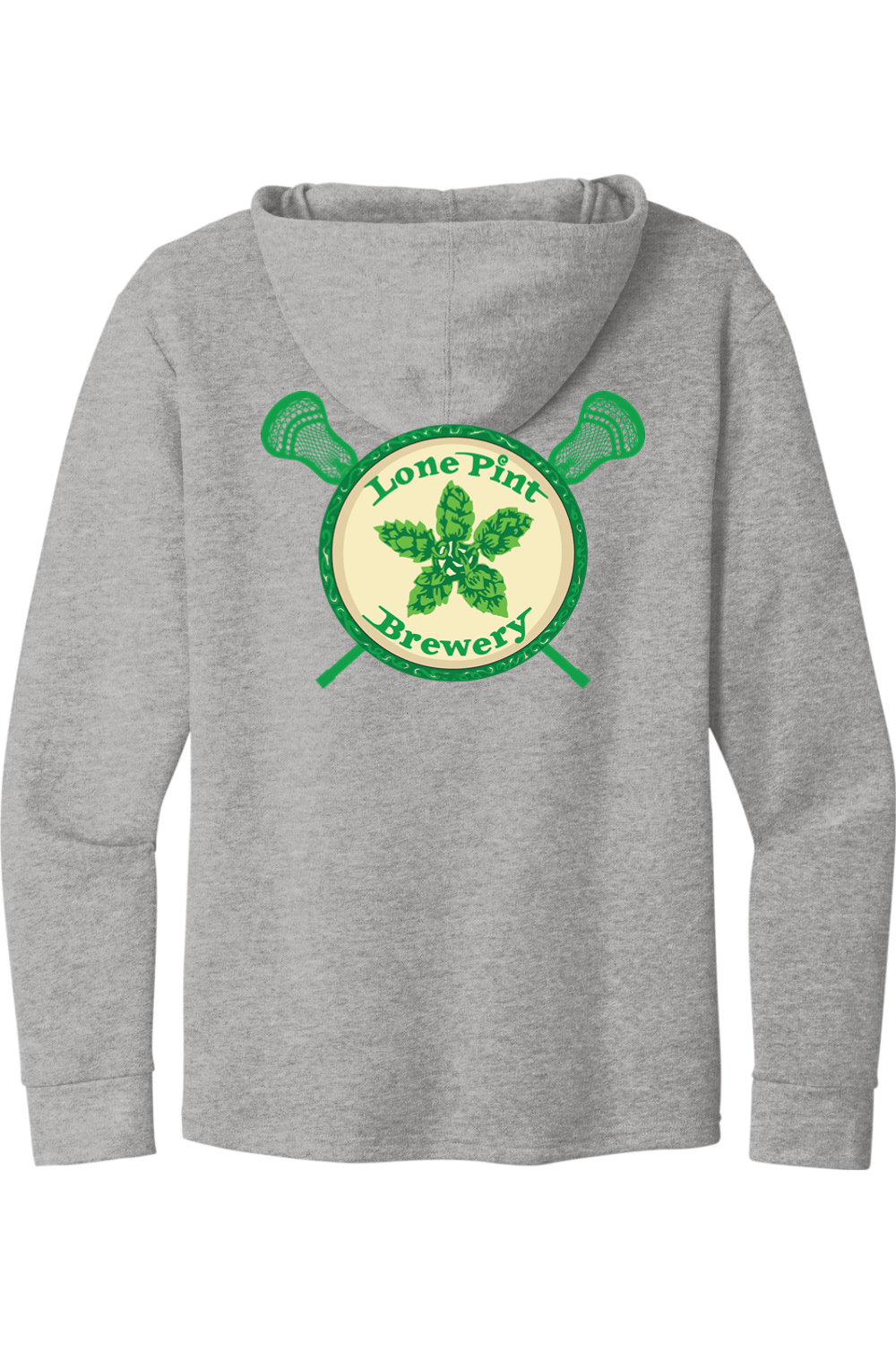 Lone Pint Lacrosse Next Level Malibu Welt Pocket Hoodie Signature Lacrosse