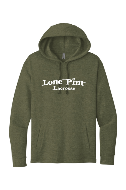 Lone Pint Lacrosse Next Level Malibu Welt Pocket Hoodie Signature Lacrosse