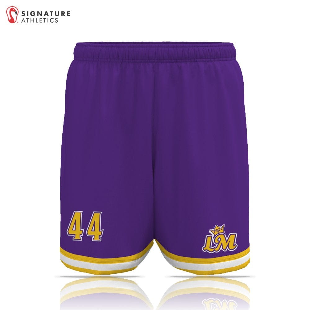 Louisville Monarchs Lacrosse Men's Purple Game Shorts Signature Lacrosse