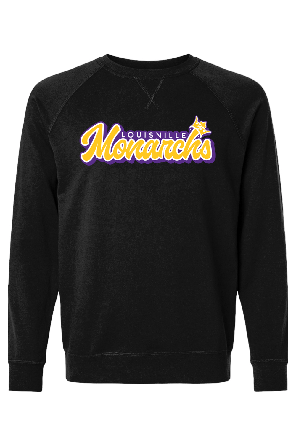 Louisville Monarchs LC Adult Heavyweight Raglan Long Sleeve Signature Lacrosse