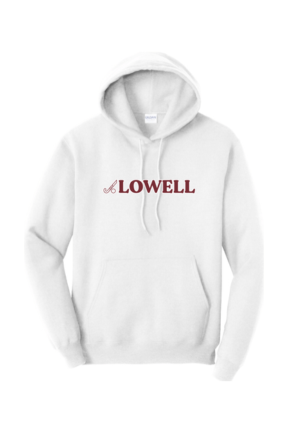 Lowell Field Hockey Adult Heavyweight Hoodie Signature Lacrosse