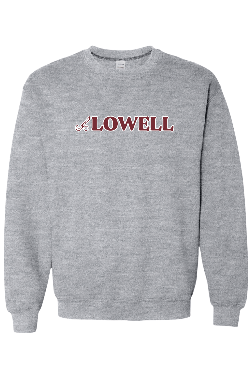 Lowell Field Hockey Adult Heavyweight Sweatshirt Signature Lacrosse