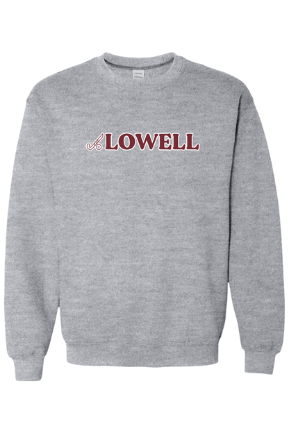 Lowell Field Hockey Adult Heavyweight Sweatshirt Signature Lacrosse