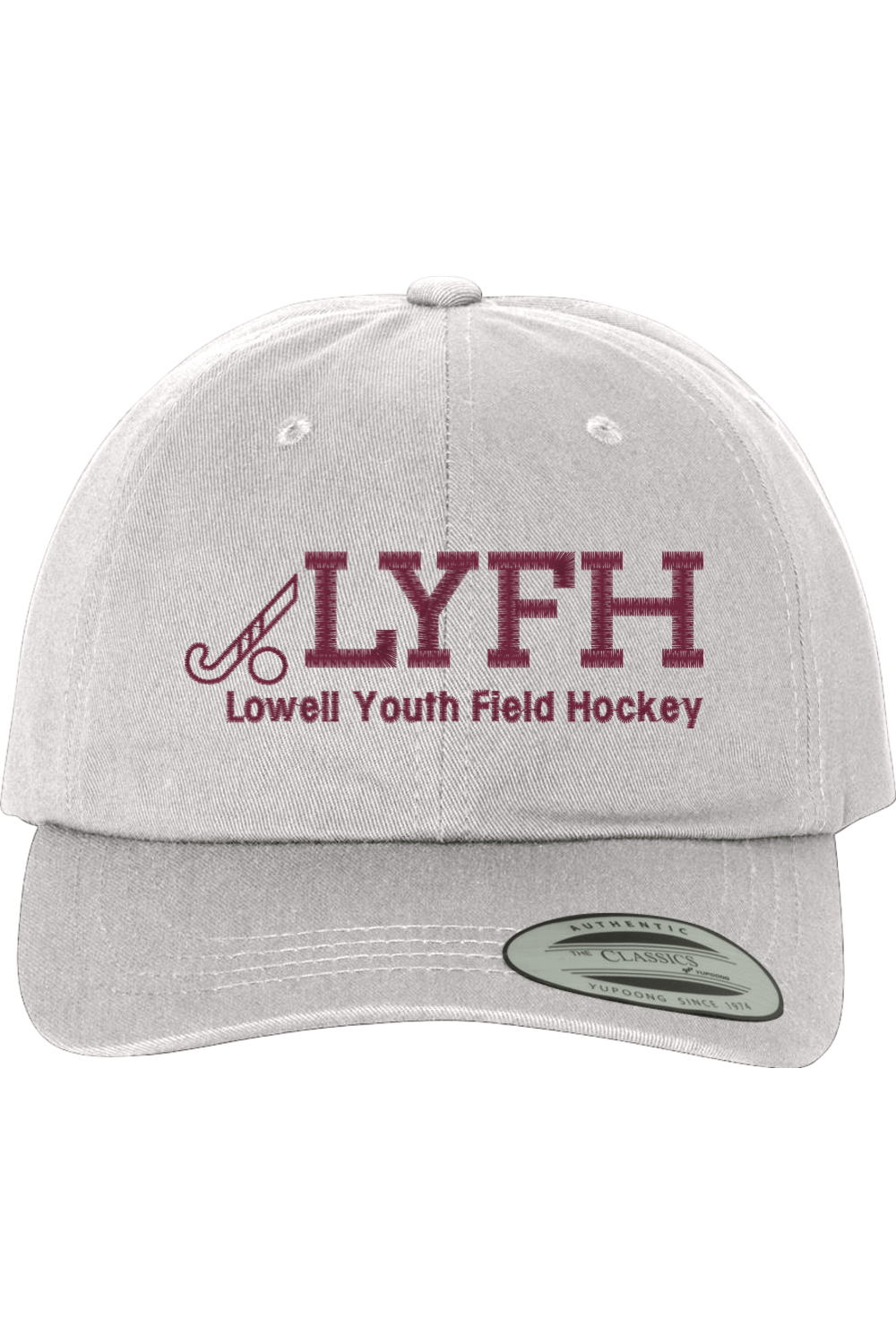 Lowell Field Hockey Embroidered Dad Hat Signature Lacrosse