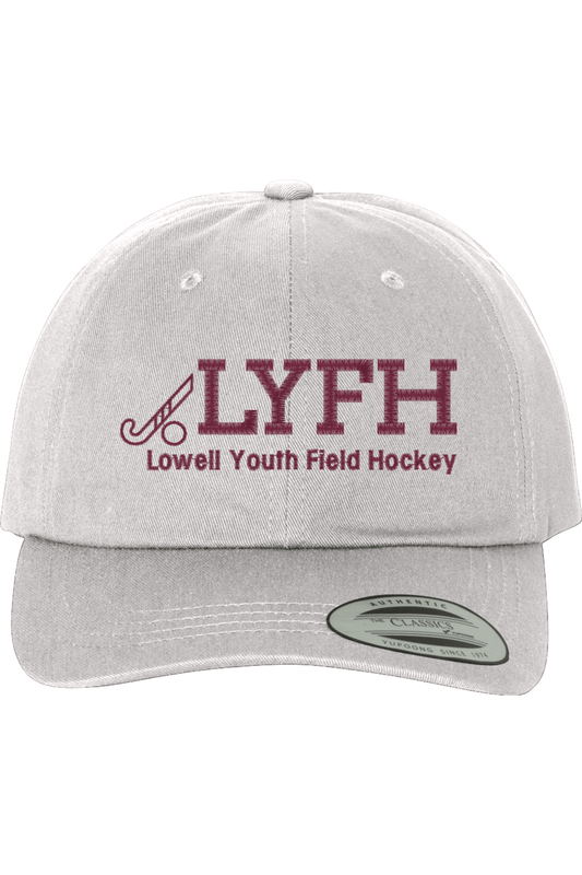 Lowell Field Hockey Embroidered Dad Hat Signature Lacrosse