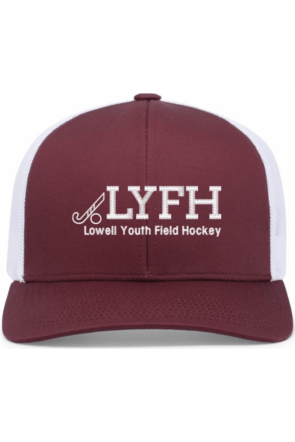 Lowell Field Hockey Embroidered Trucker Hat Signature Lacrosse